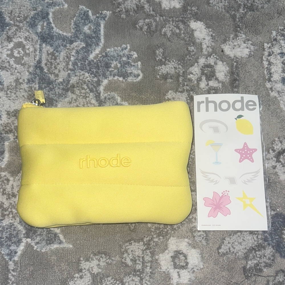 RHODE Vibrant Yellow Clutch